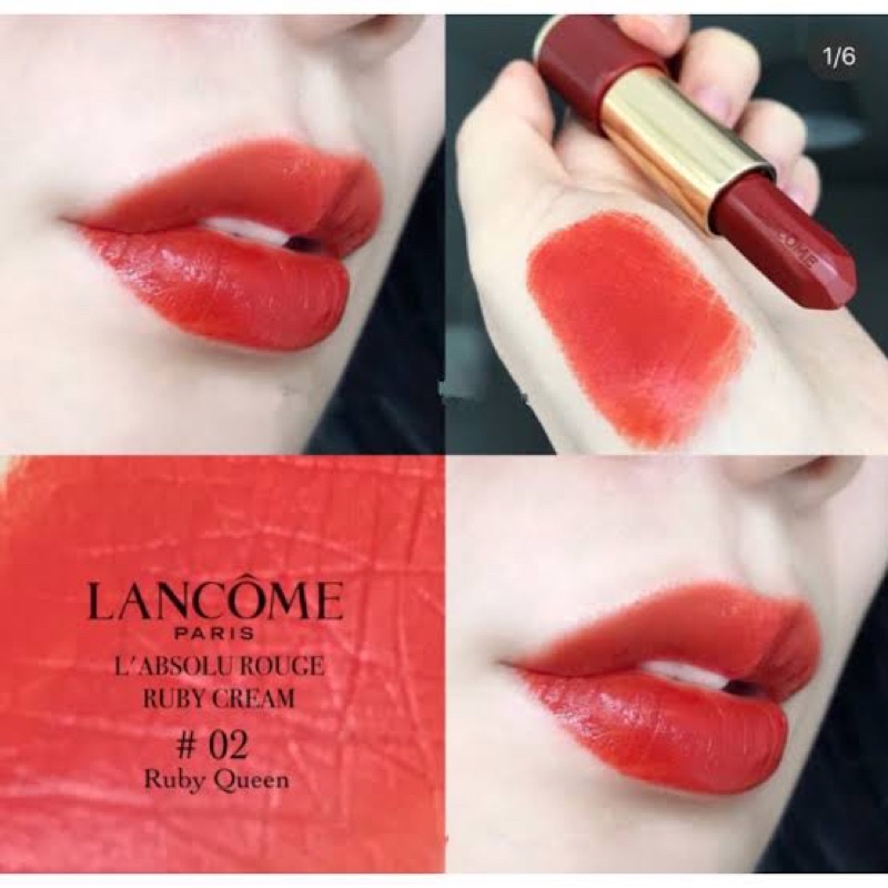 Lanco me L’Absolu Rouge Ruby Cream Mini Lipstick