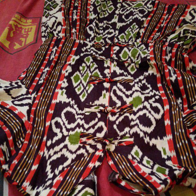 Jw2- Atasan Batik Wanita Lengan Pendek Murah Dan Terbaru Motif Batik Etnik Bahan Katun Strecth Asli