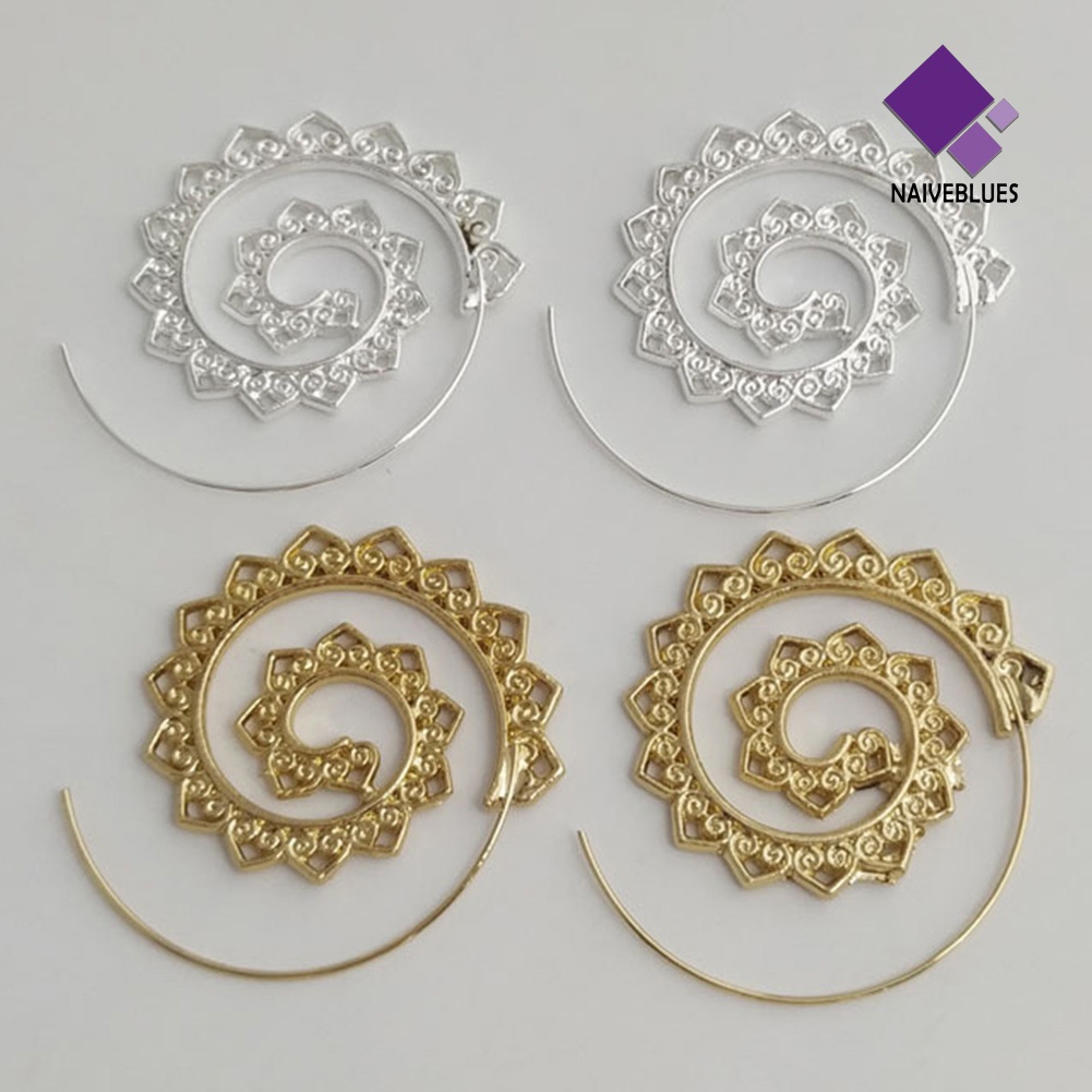 Anting Tindik Bentuk Bulat Spiral Untuk Wanita