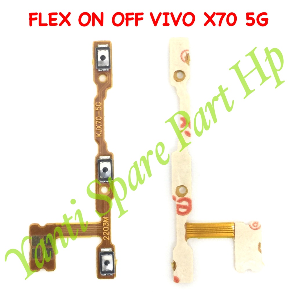 Flexible On Off Vivo X70 5G Original Terlaris New