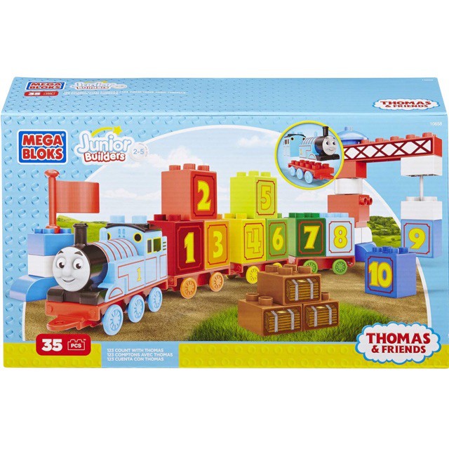 Mega Bloks Thomas & Friends 1 2 3 Count With Thomas 35pieces