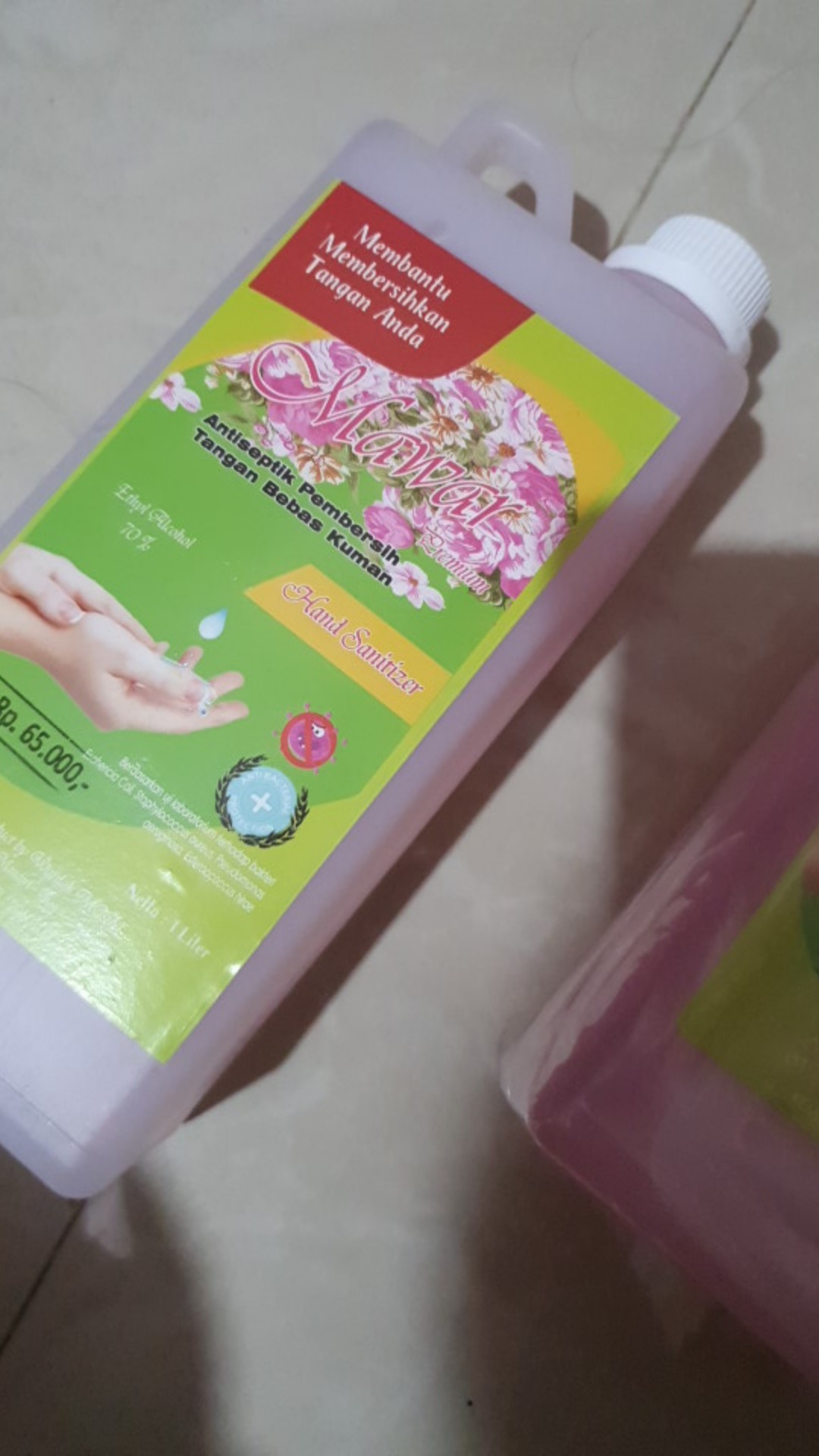 [ Jnt Sicepat Jtr ] Mawar Hand Sanitizer 1 Liter