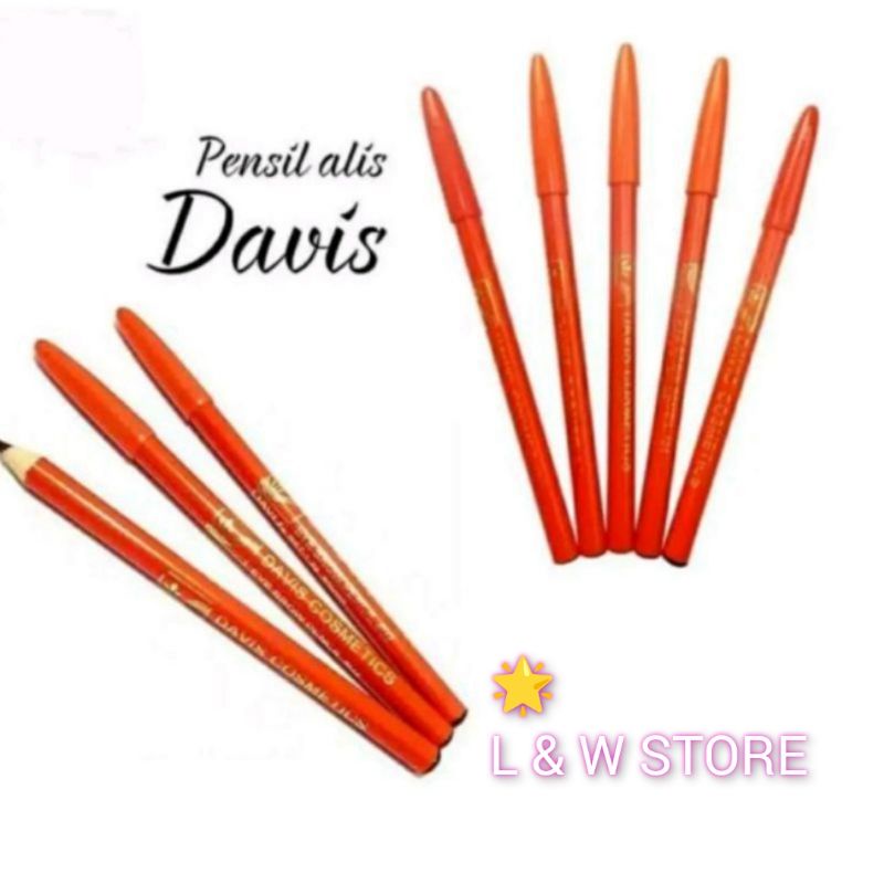 PENSIL ALIS DAVIS ORANGE(PROMO TERMURAH)