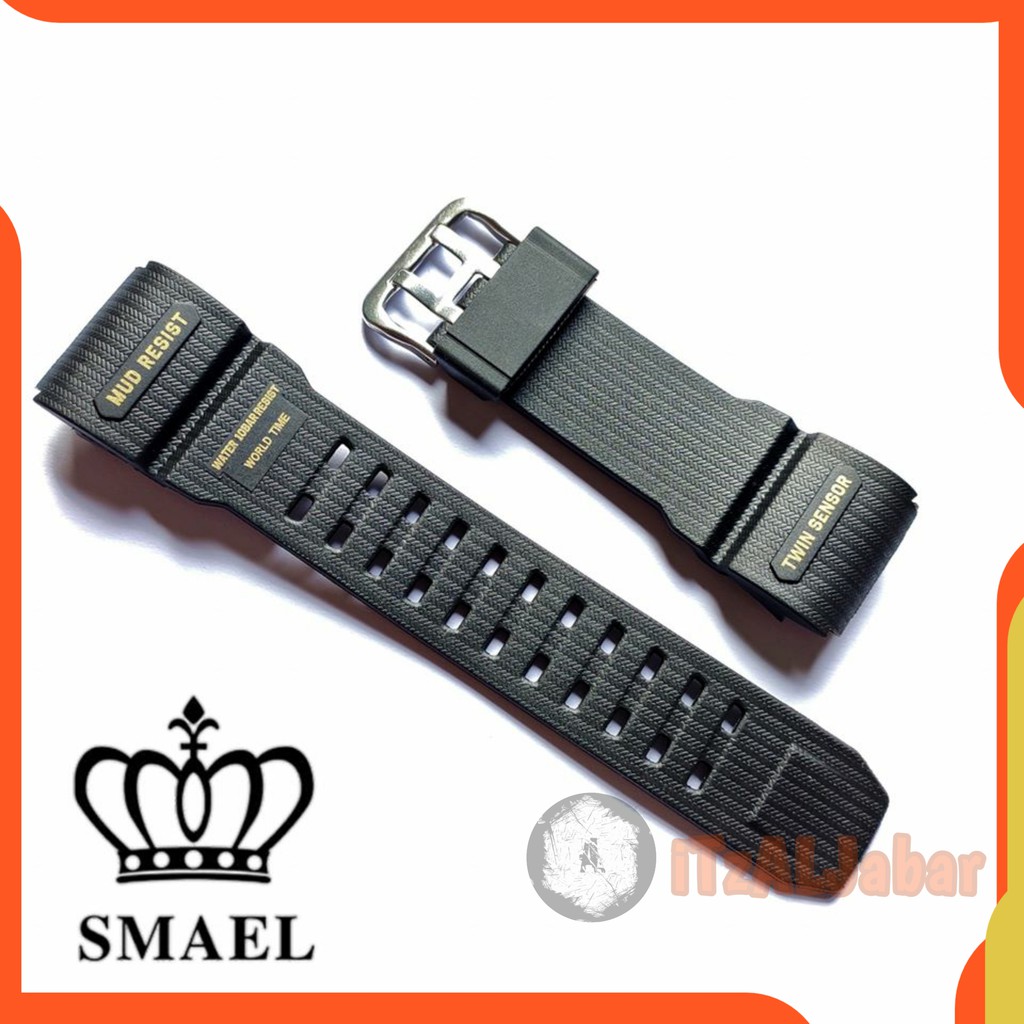 Tali jam tangan SMAEL 8010 rubber strap Original oem