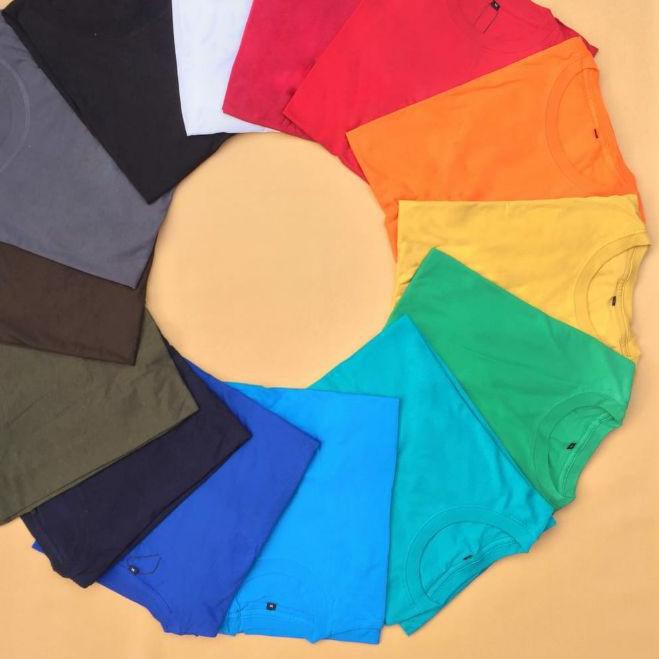 ✿ [PROMO, LANGSUNG DARI PABRIK] KAOS POLOS KATUN BAMBU [COTTON BAMBOO] | S-XL ♥