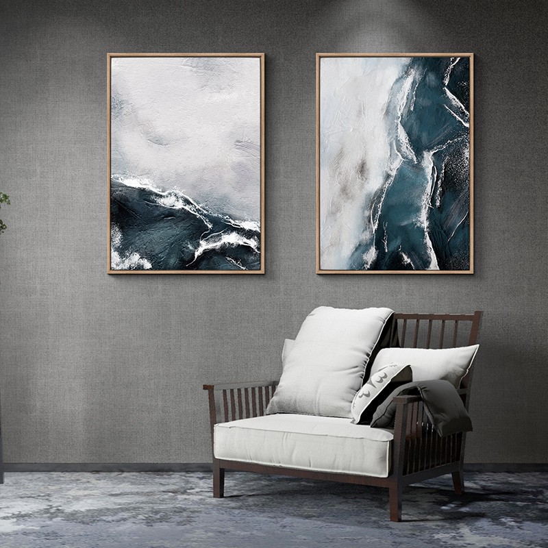 Kepribadian kreatif pola abstrak lukisan dekoratif, Kamar tidur samping tempat tidur ruang tamu