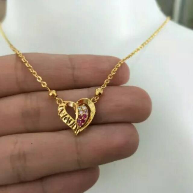 Kalung emas asli