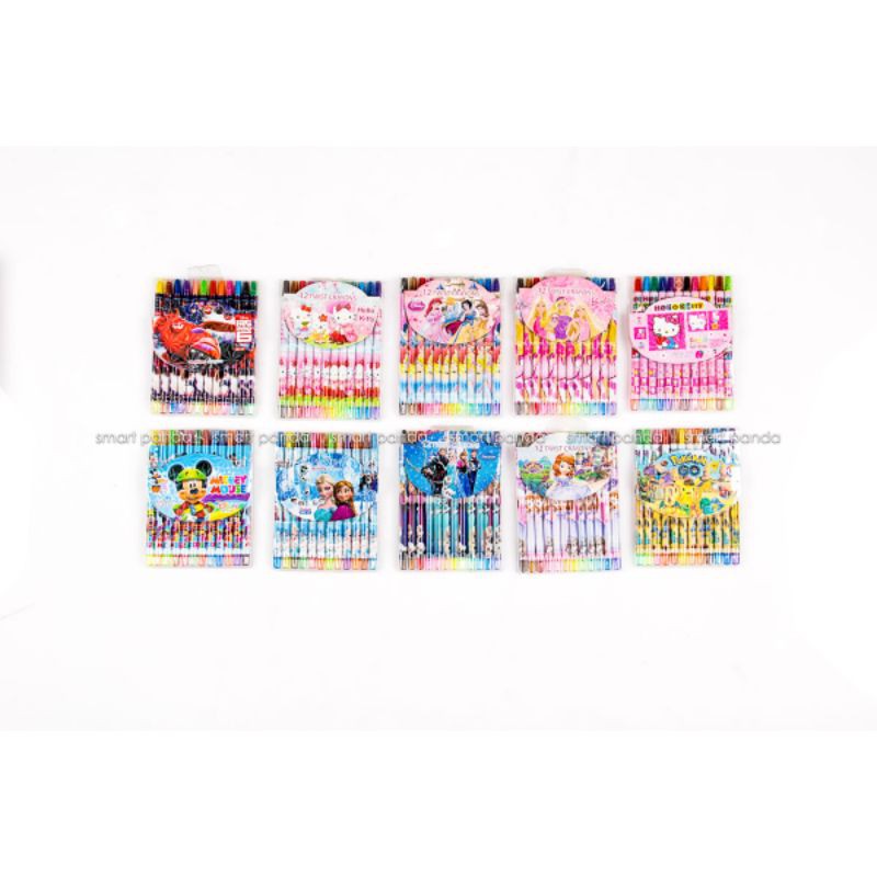 

Crayon Putar Gambar Karakter Disney Panjang 12 Warna