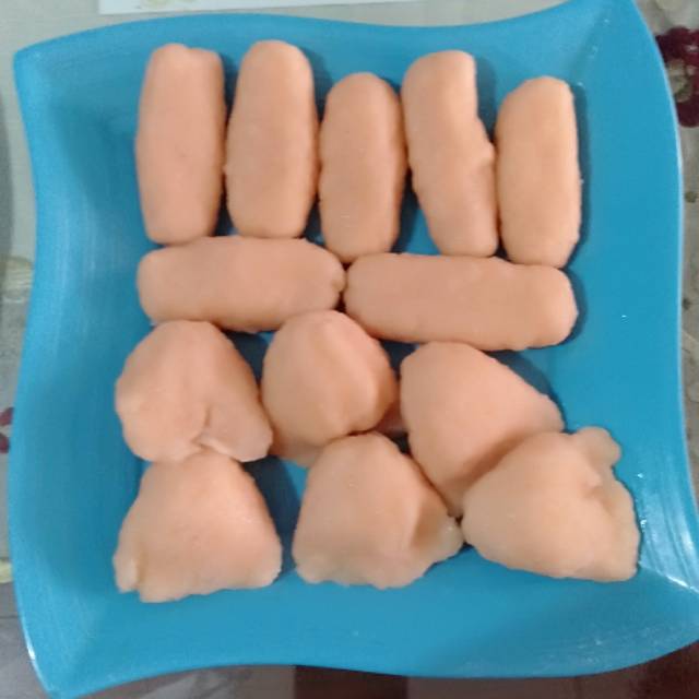 

Pempek lenjer,kerupuk dan telor udang asli