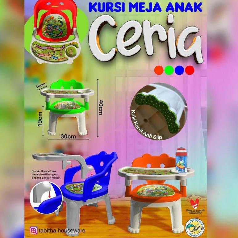 4W2 Kursi Makan Bayi Booster Seat Kursi Makan Anak Ceria