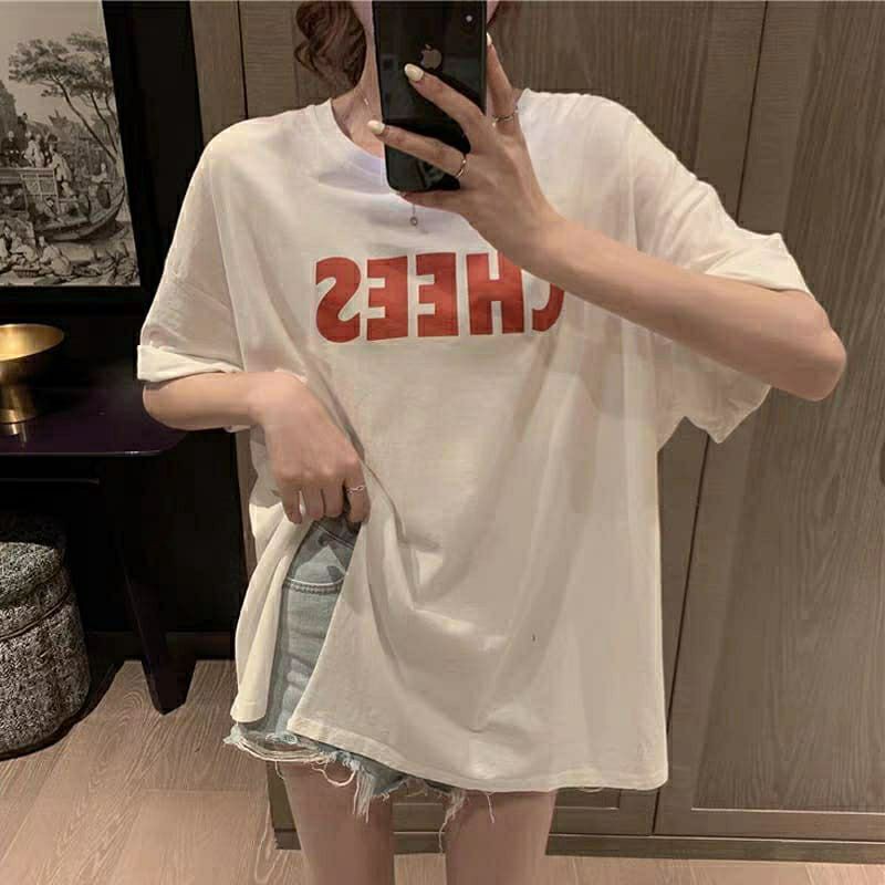 Fourfashion TSHIRT CHEES KAOS WANITA TUMBLER TEE