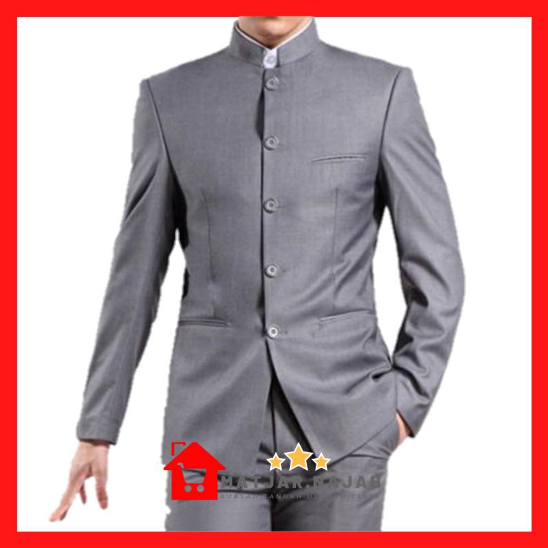 Mandarin Abu Matjar Najah - Jas Mandarin Abu Polos