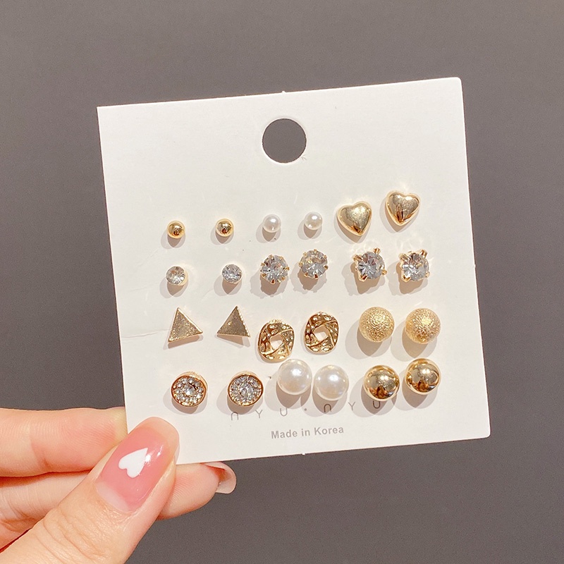 Anting Tusuk Motif Bunga Ala Perancis Elegan Untuk Wanita