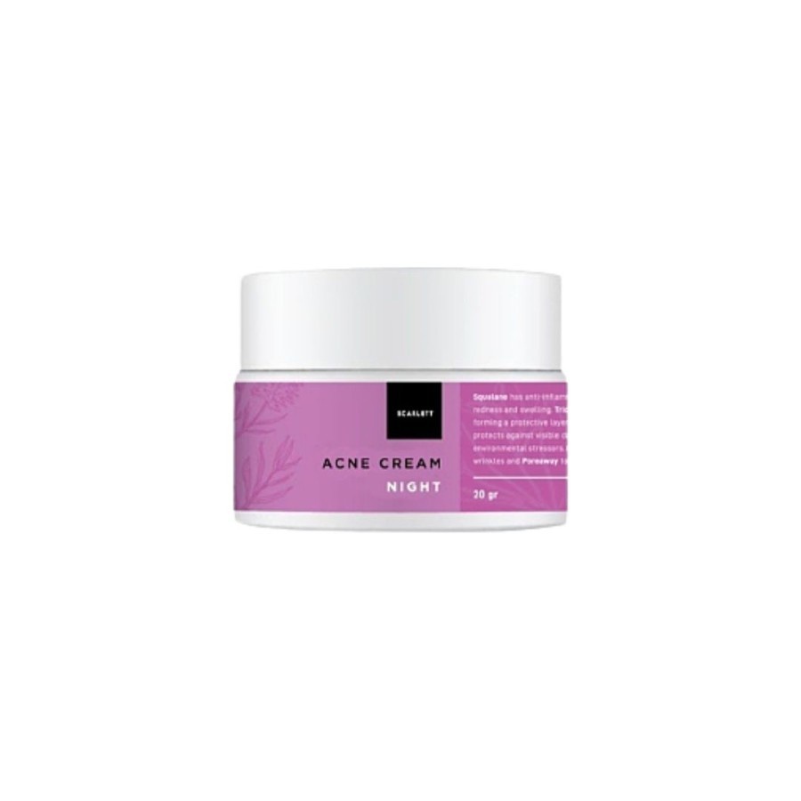 Scarlett Whitening Acne Night Cream Original BPOM