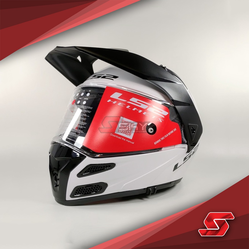 Helm LS2 FF 324 Metro Solid White