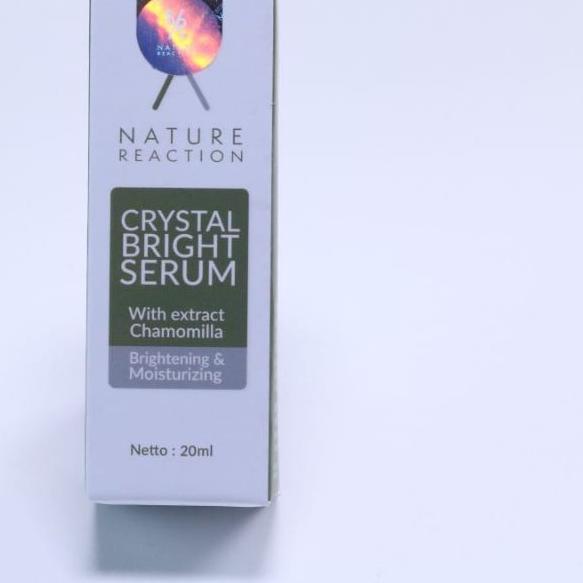 ♤ NR NATURE REACTION CRYSTAL BRIGHT SERUM 20 ML/NR SERUM ORIGINAL 100% ✬