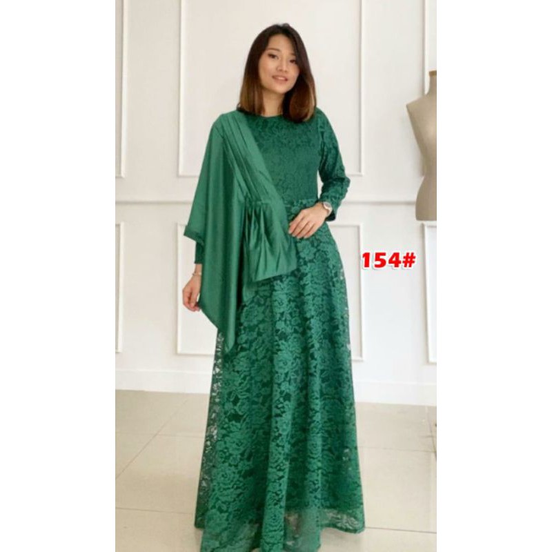 154#Fashion Gamis/Gamis Wanita/Baju Muslim