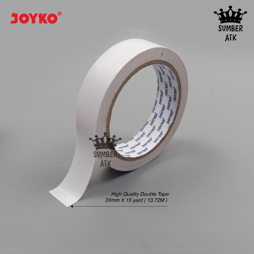 

Double Sided Tape Perekat 2 Sisi Joyko 24 mm X 15 yard