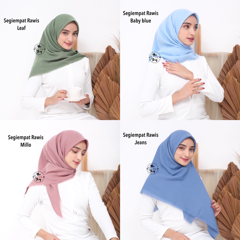 Jilbab Katun Rawis Segiempat Saudia