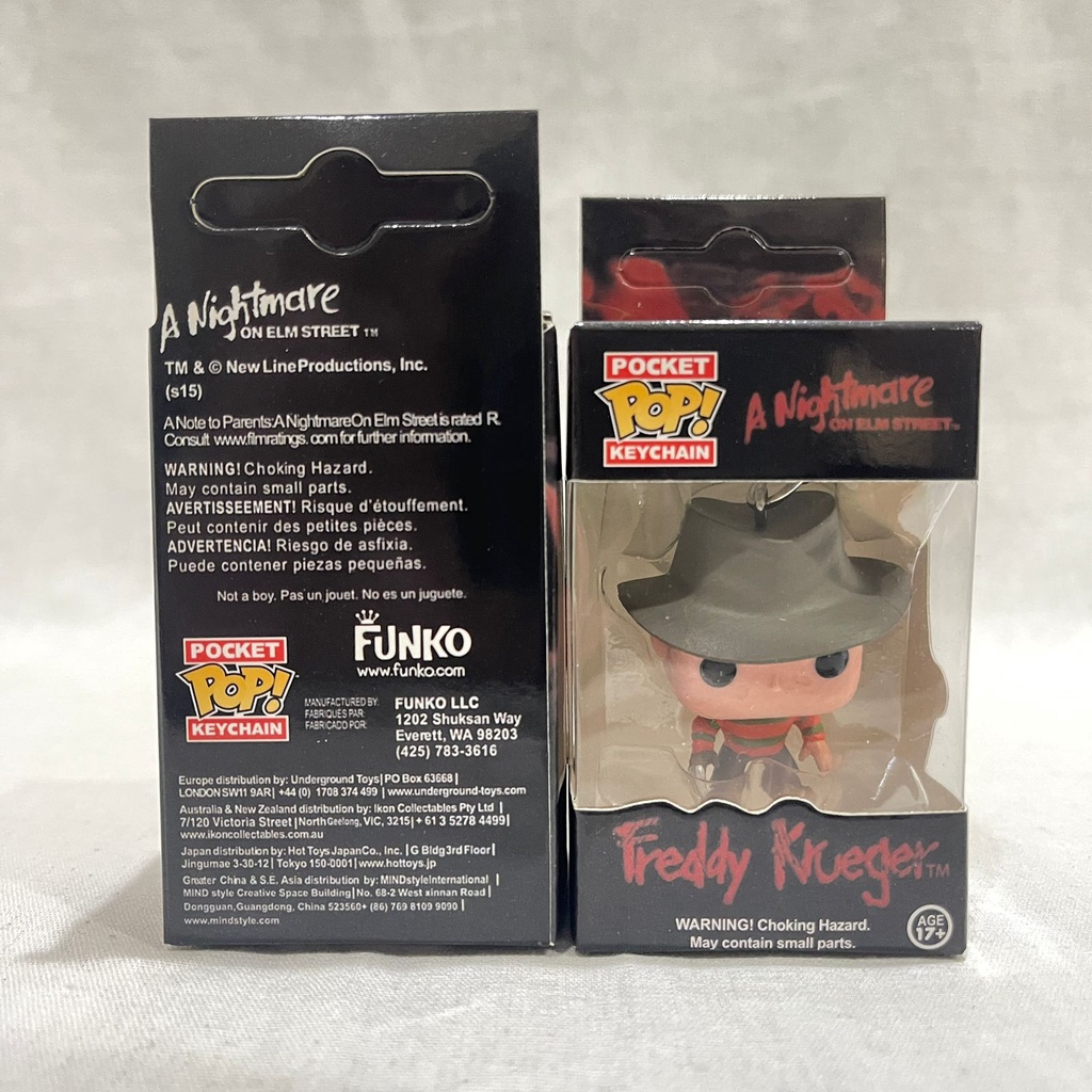 POCKET POP KEYCHAIN NIGHTMARE ON ELM STREET FREDDY KRUEGER