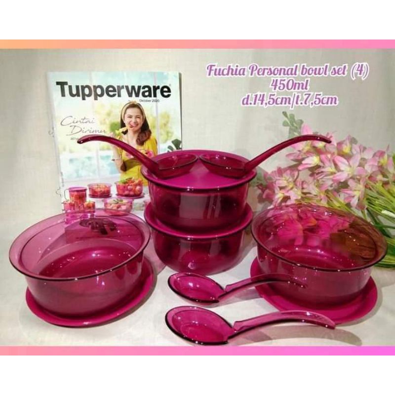 FUCHSIA PERSONAL BOWL SET