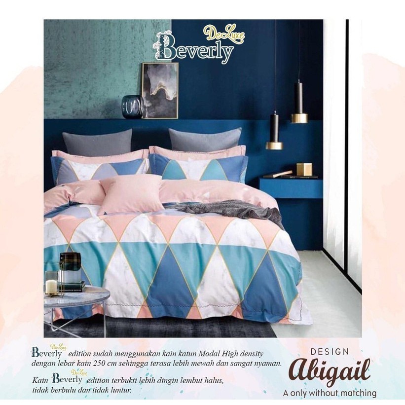 SPREI BEDCOVER KATUN MAGENTA ABIGAIL