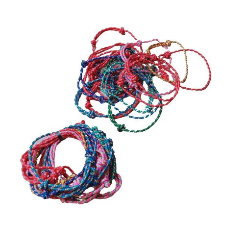 Gelang Tali Prusik Paracord Polos Gelang tali simple murah ala korea Isi 1 Kodi / 20 Pcs