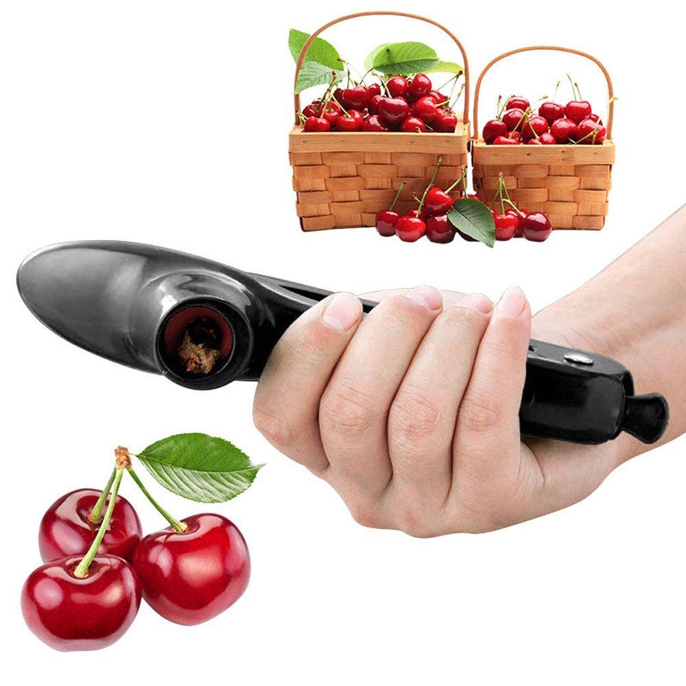 Solighter Cherry Pitter Alat Home &amp; Living Squeeze Grip Go Nuclear Device Olive Corer Remover