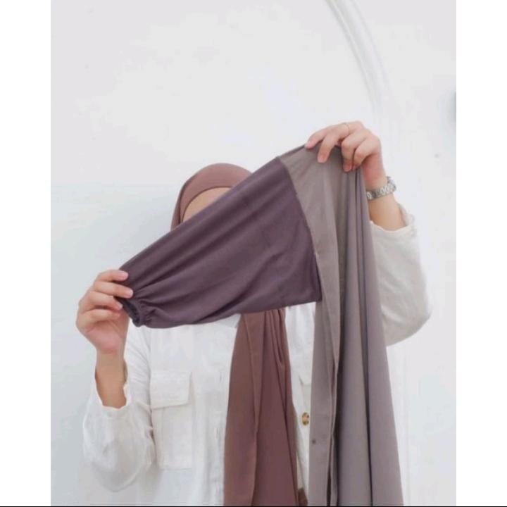 HIJAB INNER 2 IN 1 PASMINA SERUTY BABY DOLL//KRUDUNG INNER PASMINA