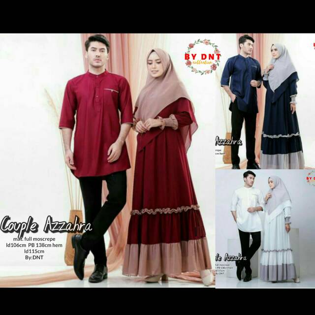 PAKAIAN COUPLE GAMIS AZZAHRA