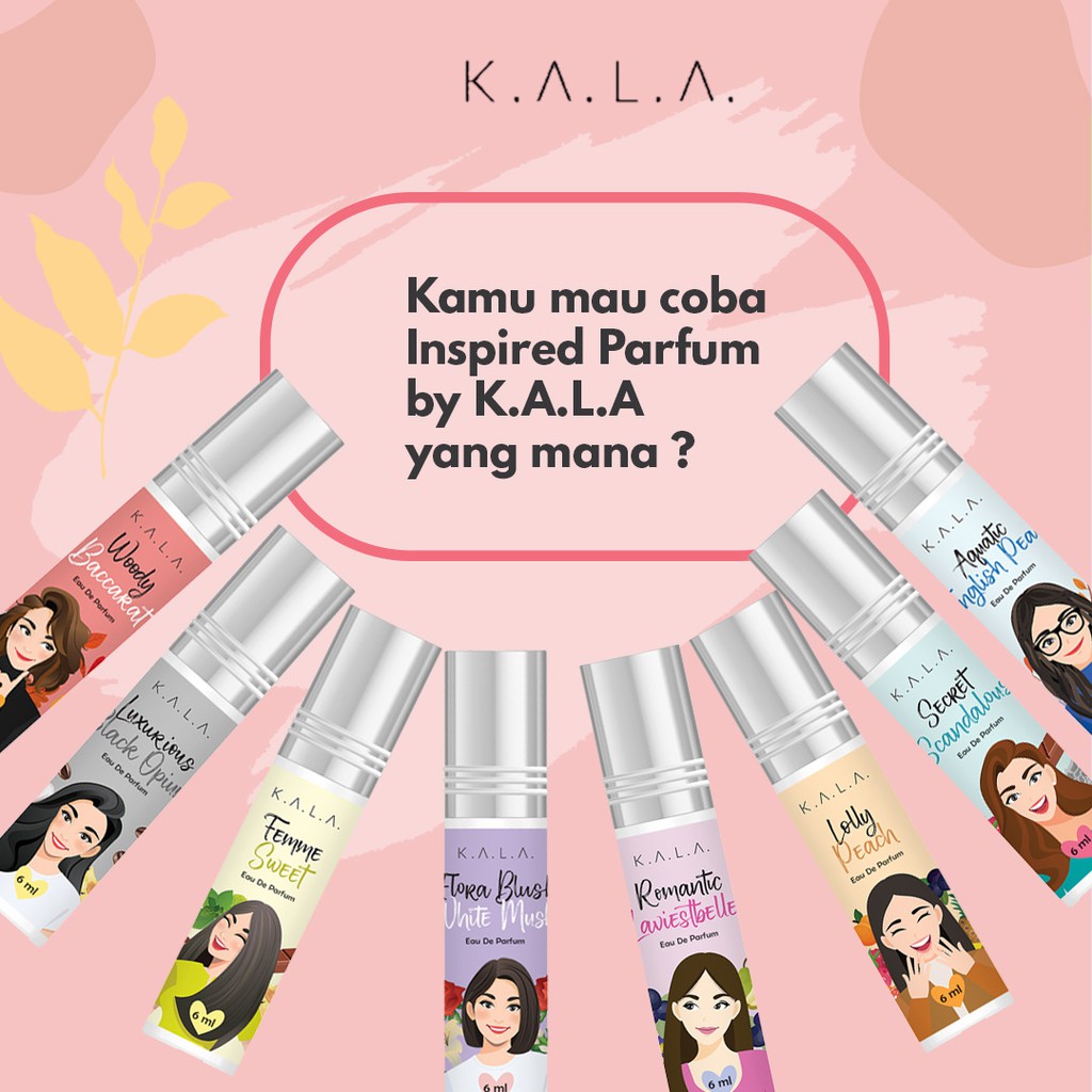 [BPOM] KALA Inspired Parfum Spray dan Roll on