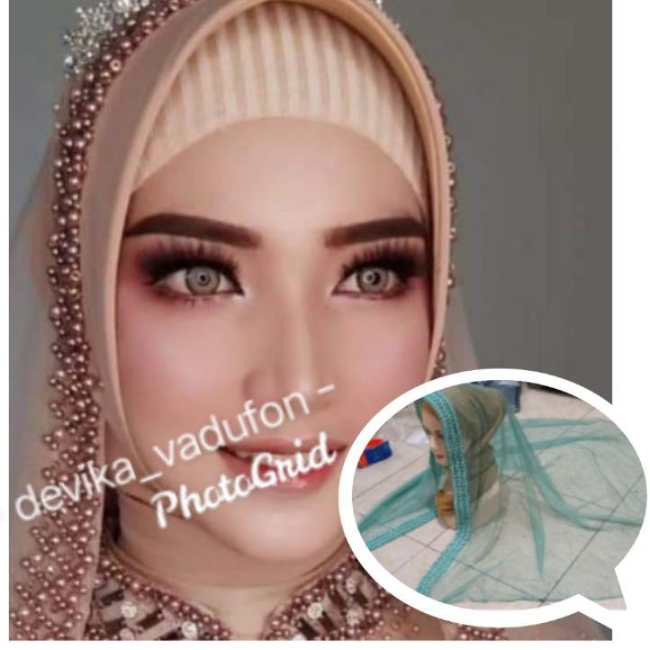 SLAYER PENGANTIN VEIL MUTIARA,wisuda,besanan