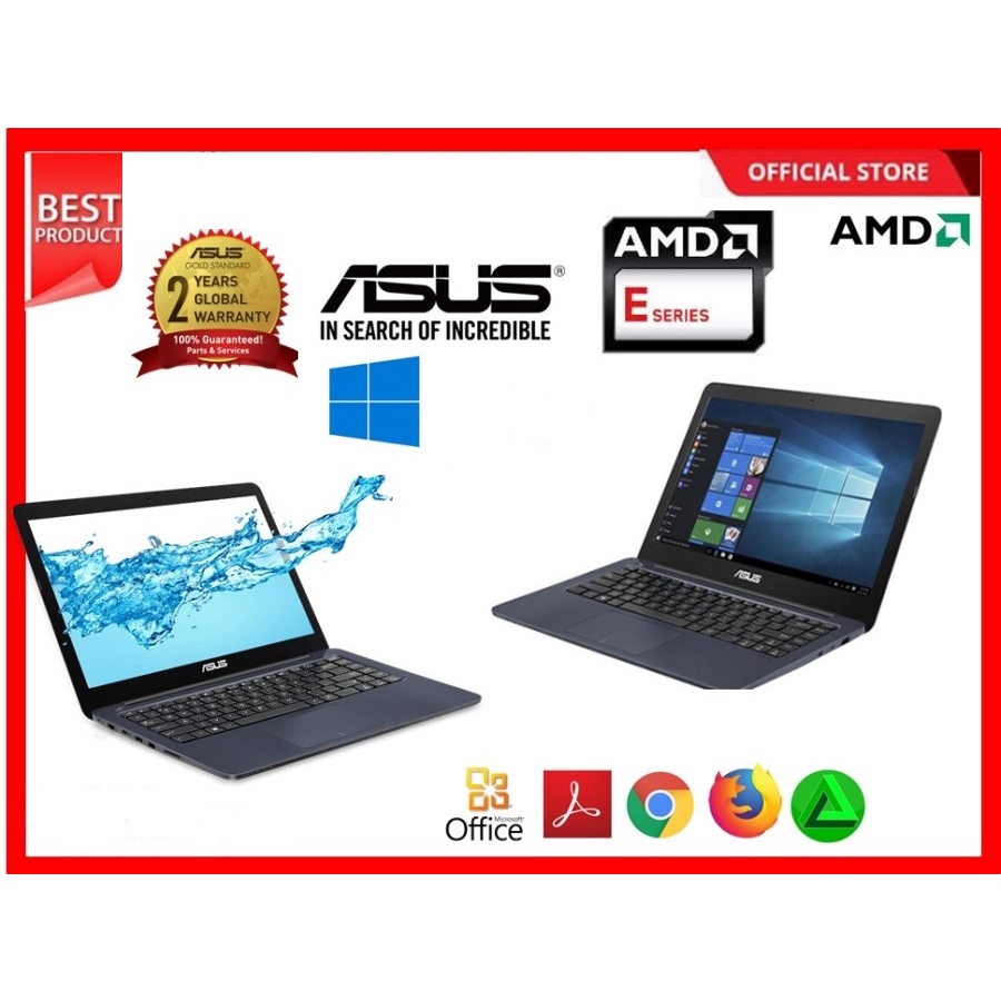 LAPTOP murah Asus E402YA - AMD E2-7015 - 4GB - 1TB - 14" - Win10 / LAPTOP ASUS E402YA