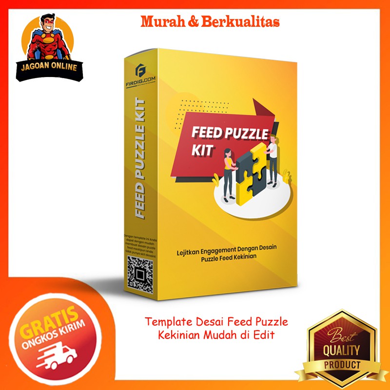 Feed Puzzle Kit | Template Puzzle Feed Instagram