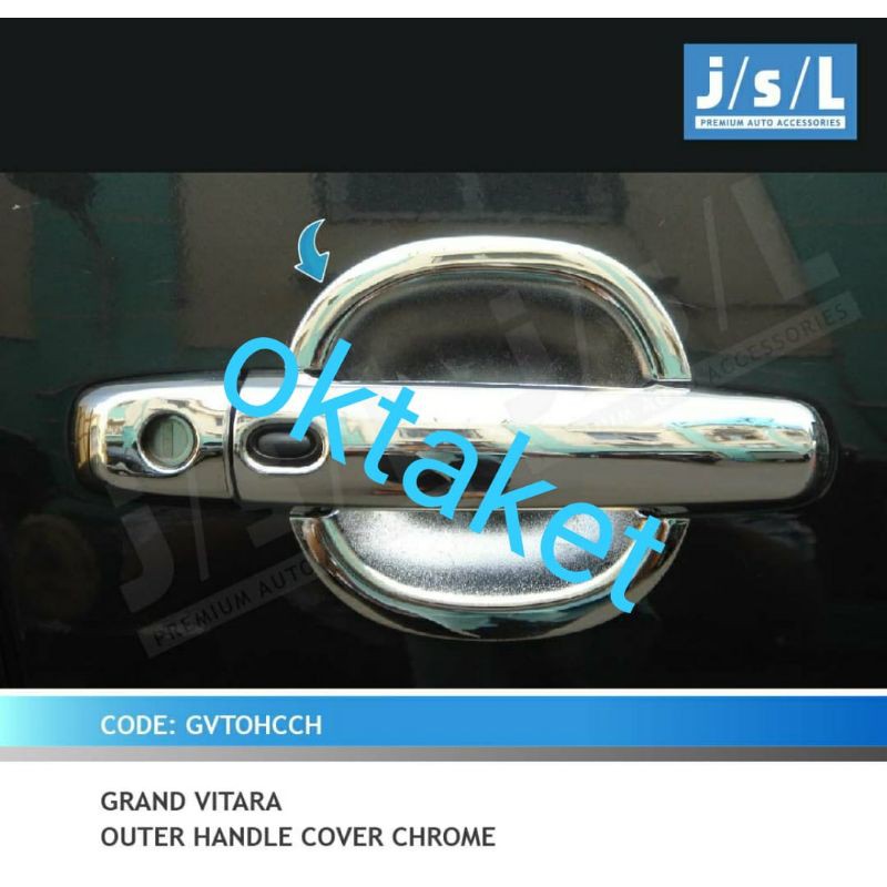 cover outer grand vitara chrome jsl