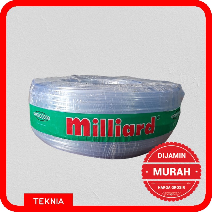 SelangTransparan - Selang Milliard 5/16&quot; Meteran - Selang Bening - Per Meter