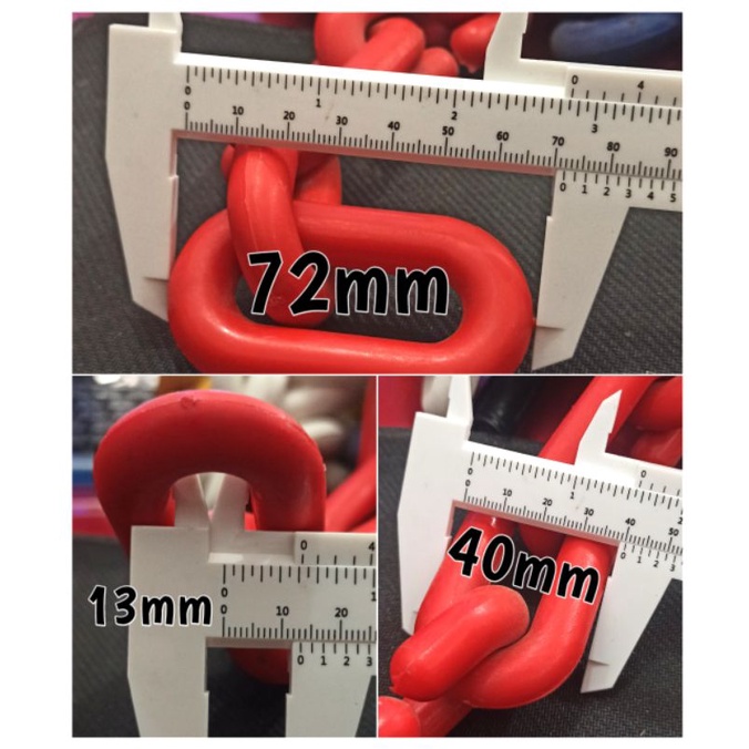 Rantai plastik warna 12mm (Baca diskripsi sebelum membeli) ⛔️