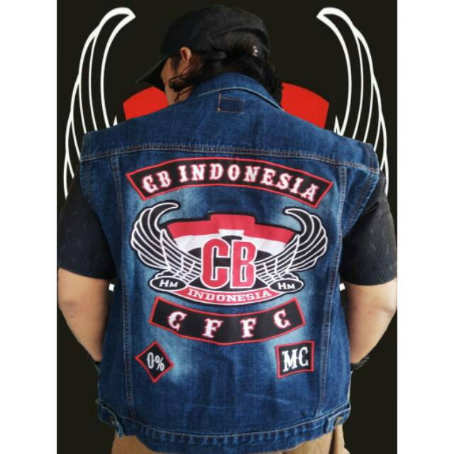 Rompi levis logo bordir CB INDONESIA