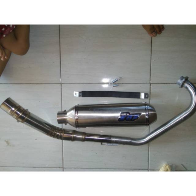 Knalpot Kapsul DOS Knalpot Tiger MP Gl Cb Vixion CBR150R Scorpio Thunder dll