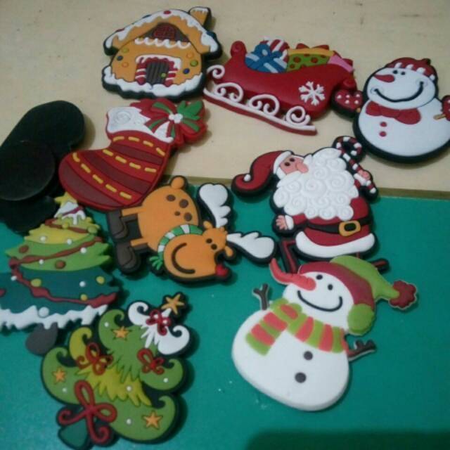 TEMPELAN KULKAS RUBBER EDISI NATAL  CHRISTMAS GIFT magnet XMAS