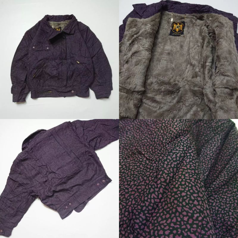 UPDATE LAGI !!!! (GRATIS ONGKIR & COD) thrift Vintage puffer brand windbreaker flight Corduroy second harrington tartan jaket second racing varsity-769 M (55x54)