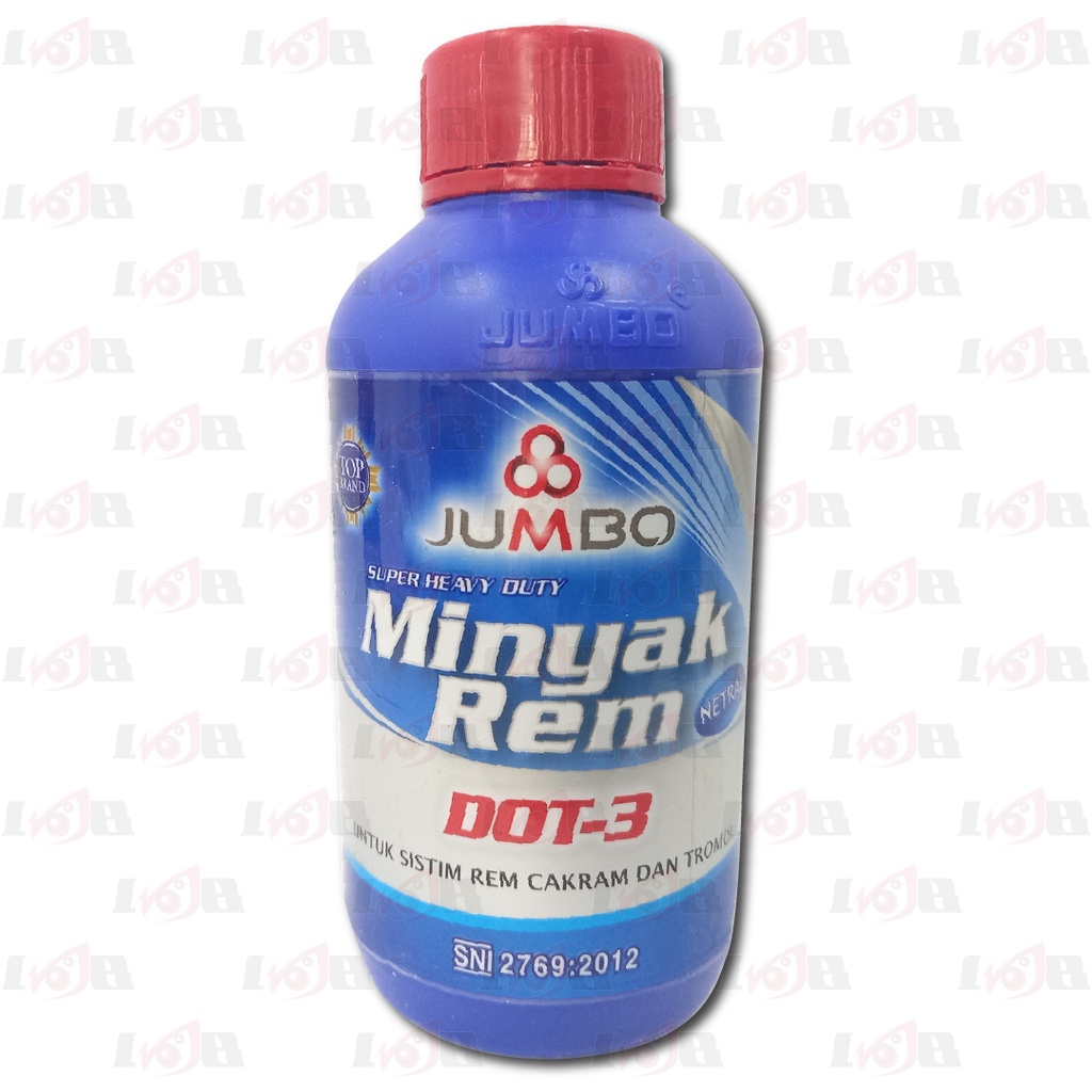 Oli Minyak Rem Jumbo DOT 3 300ML Cairan Minyak Rem Brake Fluid Netral Merah Cakram Motor