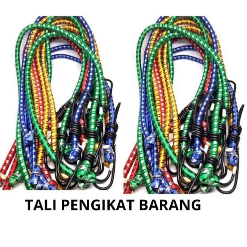 Tali Bagasi Sepeda Motor Isi 1pcs, tali serbaguna elastis plus pengait