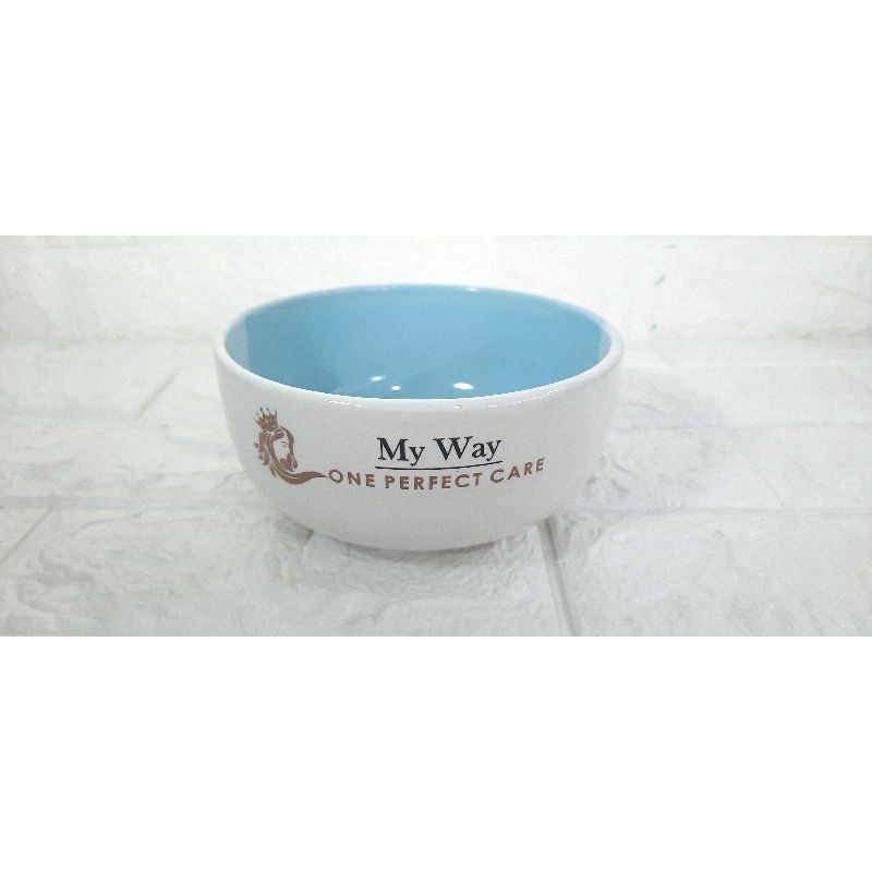 Souvenir mangkok two tone