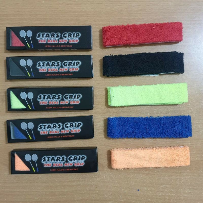 Hand grip Raket Badminton Handuk Original 100 % Stars Grip