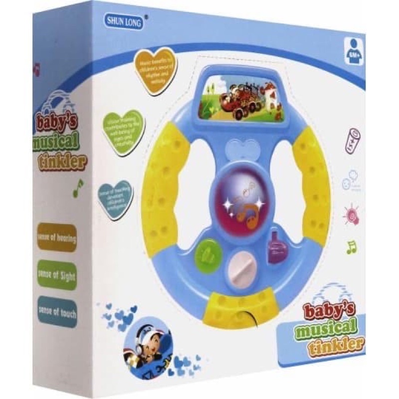 Mainan Supir Setir Bayi / Baby Musical Tinkler / Mainan Setiran Anak (FREE BUBBLEWRAP)