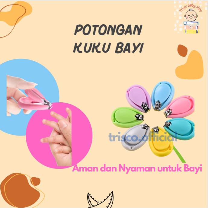 Trisco Potongan Kuku Bayi Gunting Kuku Bayi Nail Clipper Bayi Jombang