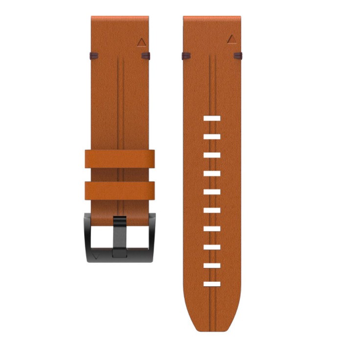 Tali Jam 26mm Quick Fit Watch Strap Garmin Enduro - Leather Strip