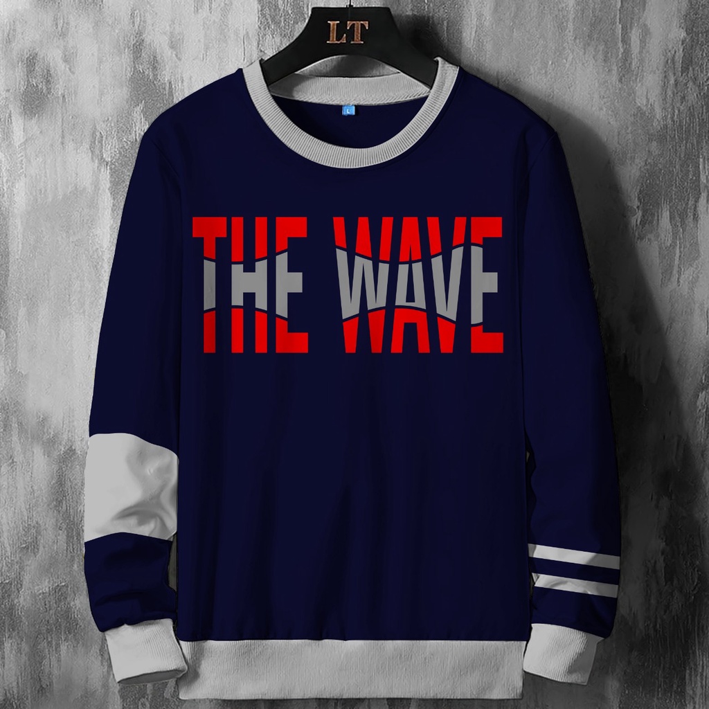 Sweater The Wave / Sweater Dewasa / Sweater Kombinasi | Flava Store