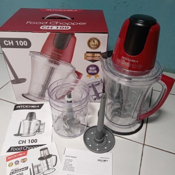 MITOCHIBA Food Chopper CH-100 Blender Alat Penggiling dan Penghalus Bumbu